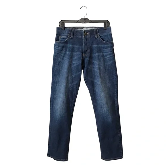 Lee Jeans Lee Straight Taper Jeans Mens Size X 30 Blue Dark